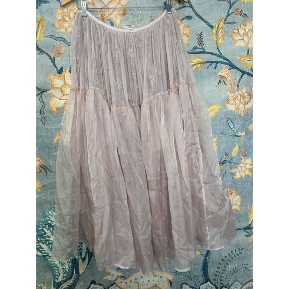 Free People X Brenda Knight  Anne Tulle Skirt $289 - Picture 5 of 7